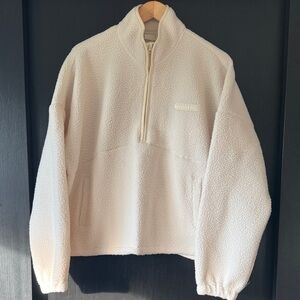 An Action a Day Sherpa Teddy Fleece Half Zip